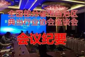全国部分省市自治区典当行业协会座谈会会议纪要图片