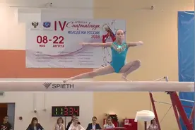俄罗斯体操少女Ksenia Kamkova平衡木，柔软度真好！视频封面