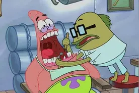 海绵宝宝 派大星都多大了，怎么还有一颗乳牙没掉，稀奇