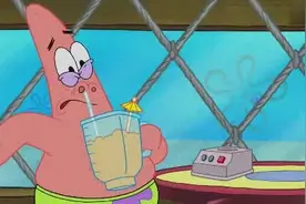 海绵宝宝 派大星用鼻子吃饭，这吃法真是太奇葩了