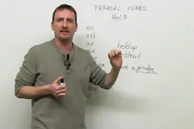10个由 Hold 组成的英语短语动词：hold up、hold to、hold out