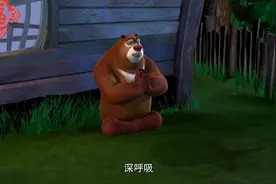 我以为只有光头强会失眠呢！原来熊大也很抑郁