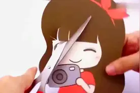 育儿动漫，教你手工制作，手拿相机的小公主！视频封面