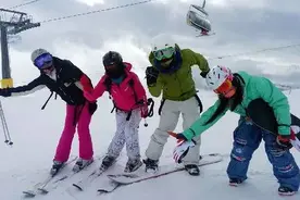 若冬天不去北大壶滑雪，那真真是有负大自然的恩泽呢？图片