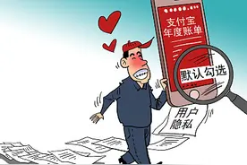 舆论：支付宝年度账单敲响信息保护的警钟图片