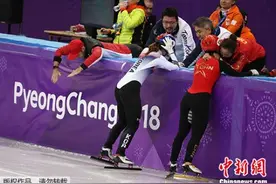 中国17岁小将李靳宇平昌冬奥会短道摘银图片