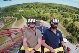 这个真实的VR过山车比那些9D VR体验带感多了图片