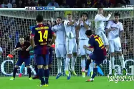 飘逸弧线不输电梯球！梅西生涯堪称无解的任意球破门大合集图片