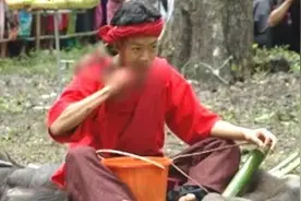 喝牛血吃生牛肉，清迈竟然还有这样的祭鬼仪式！图片