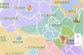 迪士尼游园最佳姿势：百度地图带你鸟瞰全景图片