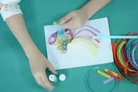 折纸——纸贴画挂饰文艺小挂件 超简单实用的DIY手工教程