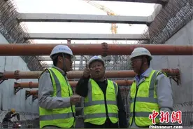 机场高铁地铁零换乘 青岛胶东机场中心隧道工程将封顶图片