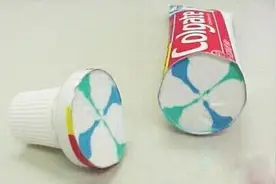 牙膏为什么能挤出彩色条纹呢？图片