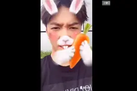张艺兴狂啃胡萝卜 高铁乘务员酷似张艺兴粉丝惊呆了图片