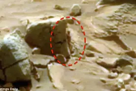 火星表面被指出现人形外星人 专家称系幻想性错视图片