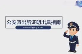 公安派出所证明出具指南视频封面