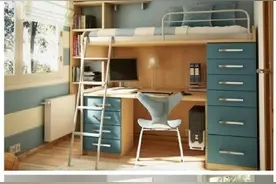 小户型福利：这样设计，可以从卧室里挤出工作室图片