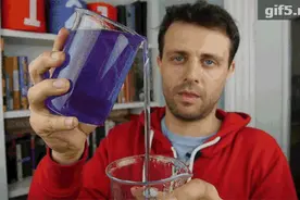 反重力！杯子里的水竟然自己流出来了图片