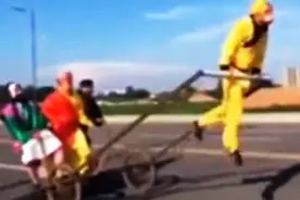 悟空你慢点，凌波微步太炫了为师有点晕车图片