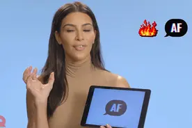 卡戴珊亲自示范「Kimoji」热门表情符号图片