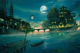 读首唐诗再睡觉:《泊秦淮》图片