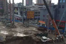 武汉地铁6号线一期工程大智路现塌方险情系谣传  施工进展顺利图片