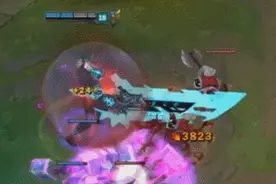 一刀一个，锐雯1200AD精彩操作1V5图片