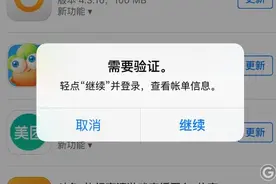 AppStore下载更新软件提示需要验证 查看订单信息怎么解图片
