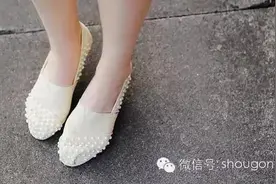 旧鞋翻新——DIY珍珠装饰的唯美老北京布鞋手工制作教程图片