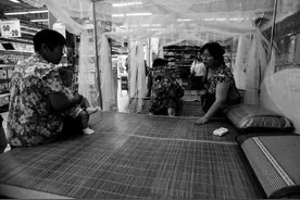 高温竹凉席销售火爆 旧凉席上岗前别忘除螨图片