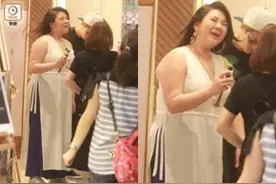 郑欣宜出席活动被拍 边走边吹风扇如“女神”般飘逸图片
