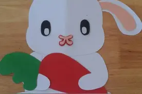 亲子手工可爱动物剪贴制作图解教程图片