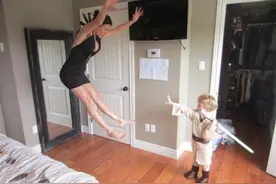 这么搞笑怪我咯？想做个辣妈却发现自己永远是个萌妈！图片