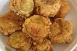 炸茄盒，夏季美味图片