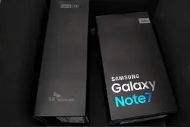三星note7包装和机模上手，和S7Edge太像了，惊喜不大图片
