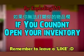 「我的世界」果不能打开物品栏 Minecraft搞笑动画