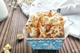 休闲小点~~焦糖爆米花#东菱电烤箱烘烤笼#图片