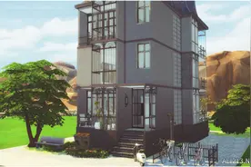 《模拟人生4》三层小楼制作图赏图片