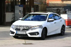 2017款欧版本田思域掀背车轻伪谍照曝光图片