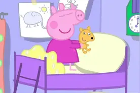 小猪佩奇：佩琪和乔治睡觉之前都要一个玩偶陪伴当做是妈妈在陪伴