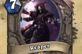 国外大神制作守望先锋版炉石橙卡，6费半藏召唤龙牌图片