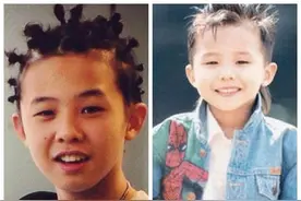 权志龙童年照曝光 GD扎冲天辫子从小帅到大图片