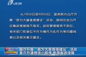 国办开展“我为大督查提建议”活动视频封面