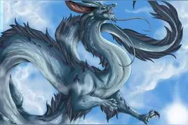 蛟蛇化龙以前，术学家们都会尽力阻止他们，否则会引起山洪暴发图片