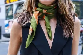 个性时髦就要玩转花样巾图片