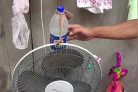 夏天家里没空调？家里太热怎么办？教你三招让电风扇吹出冷风！