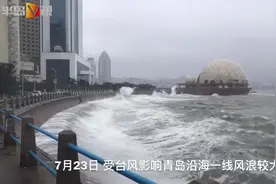 视频来了！看看今天青岛海边的风有多大视频封面