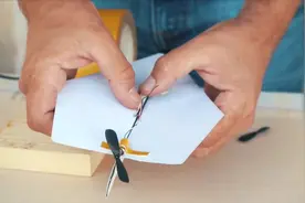 教你制作电动纸飞机视频封面