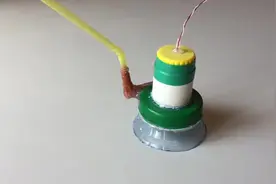 动手制作小水泵，看完涨姿势了，浇花鱼缸的神器啊！图片