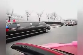 我见过最牛豪华婚礼车队图片